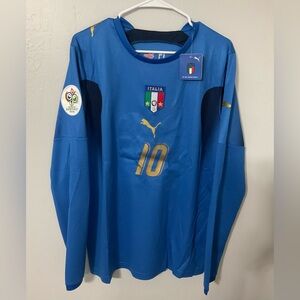 Italy Totti 2006 Home Jersey Size XL